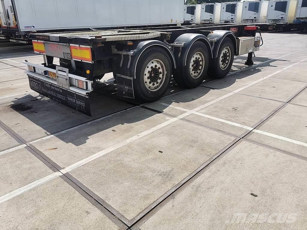 Van Hool 3B2015 Semi-trailer med containerramme