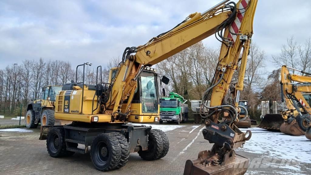 Komatsu PW 148-8 Gravemaskiner på hjul