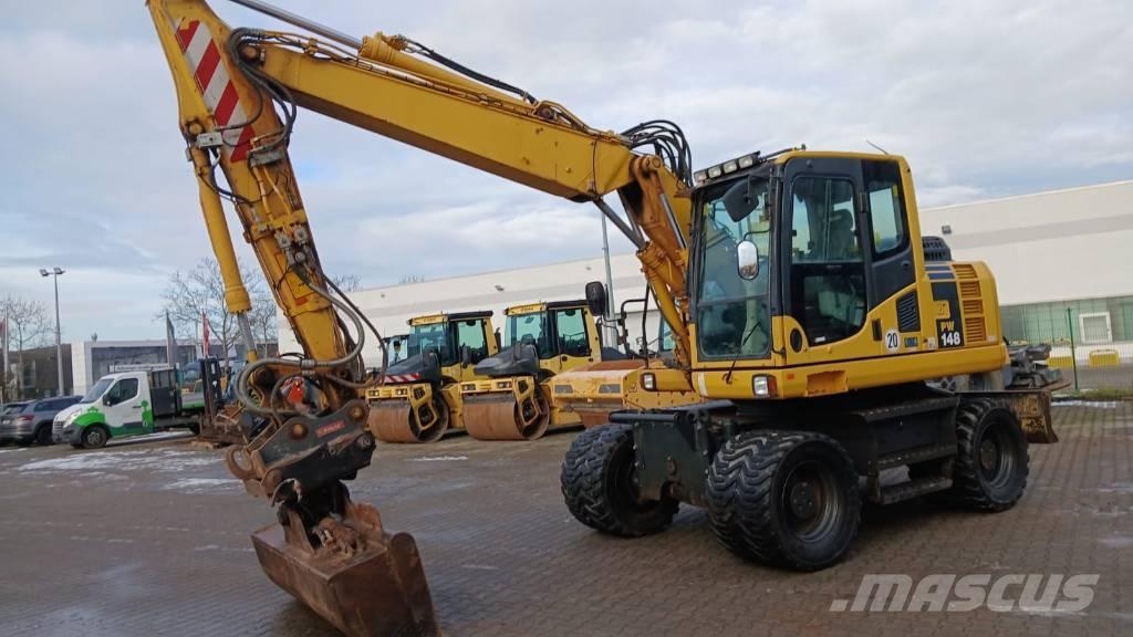 Komatsu PW 148-8 Gravemaskiner på hjul