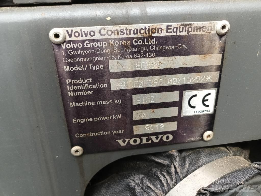Volvo ECR 88 PLUS Midi-gravemaskiner 7t - 12t