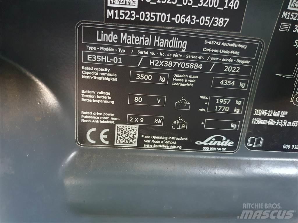 Linde E35HL El gaffeltrucks