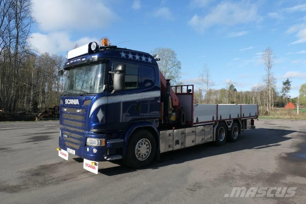 Scania G450 6x2 Lastbil med kran