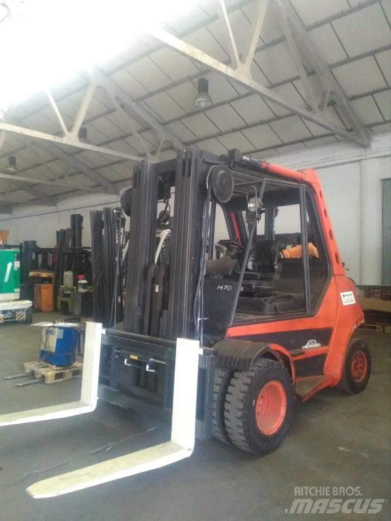 Linde H70GLP LPG gaffeltrucks
