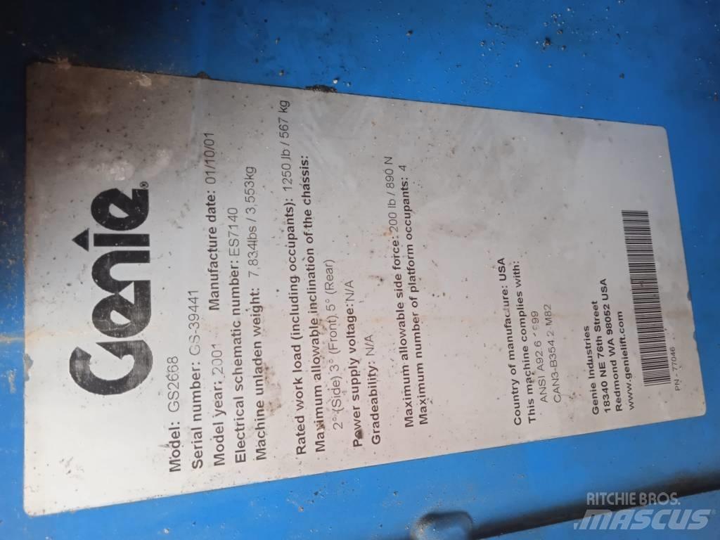 Genie GS 2668 RT Saxlifte