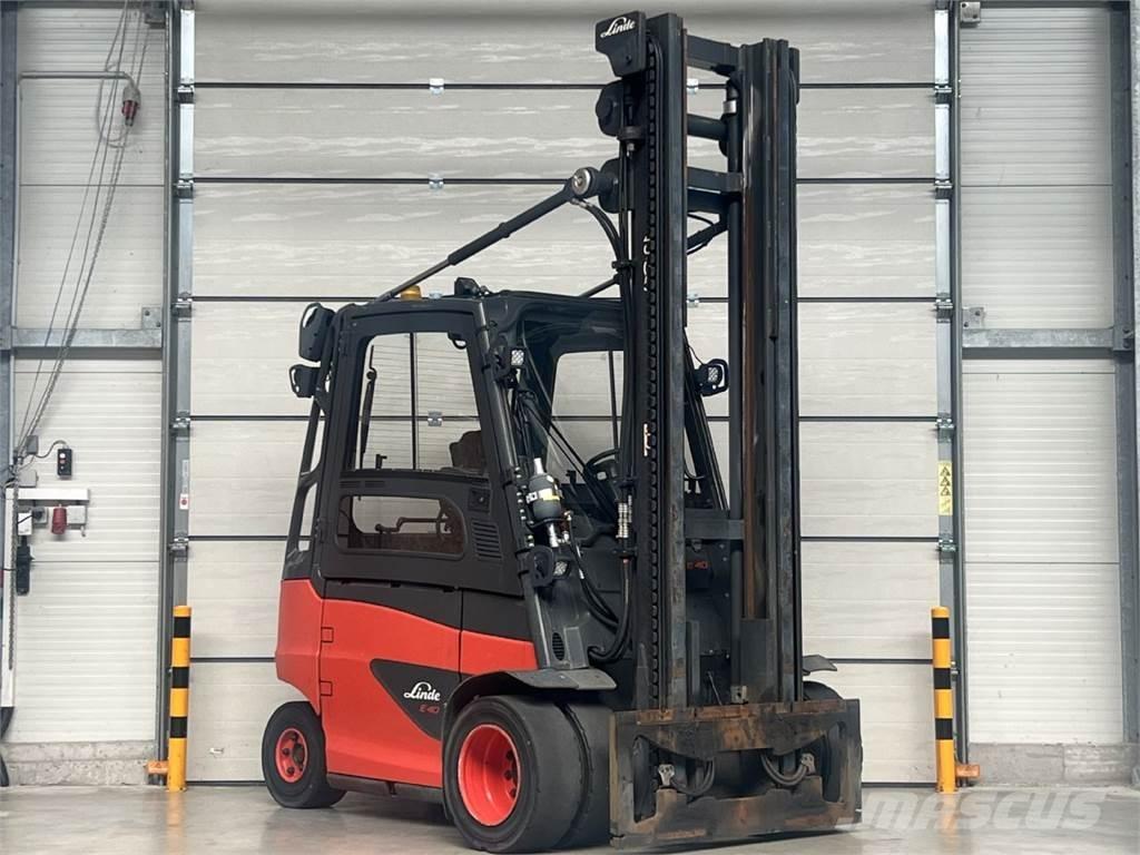 Linde E40H-01/600 El gaffeltrucks