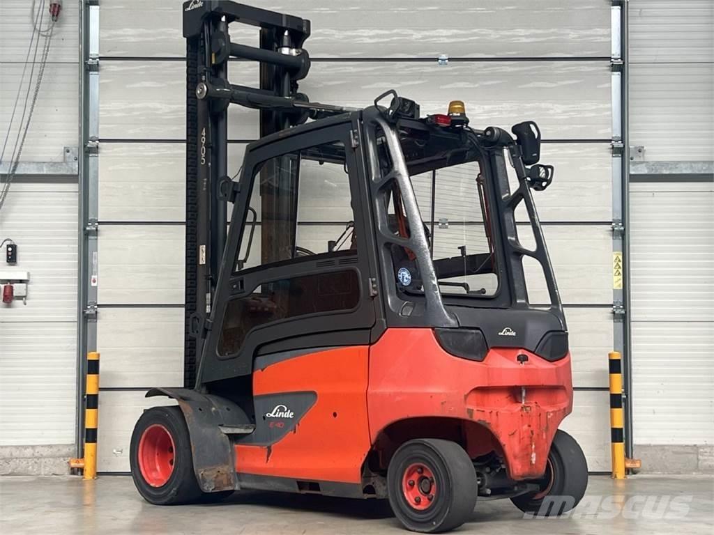 Linde E40H-01/600 El gaffeltrucks