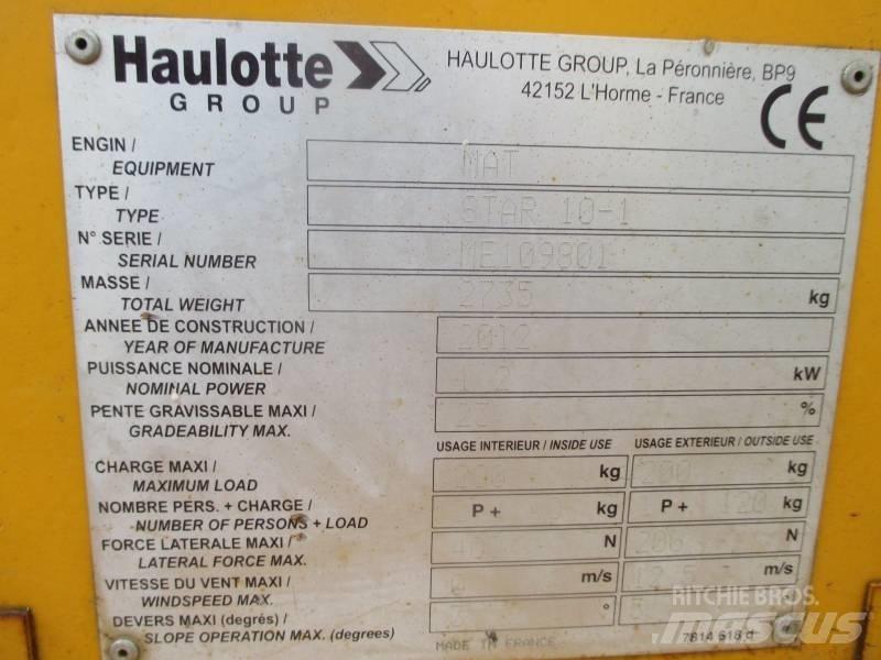 Haulotte Star 10 Søjlelifte