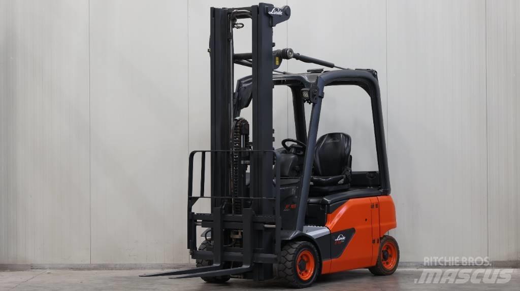 Linde E 16 P El gaffeltrucks