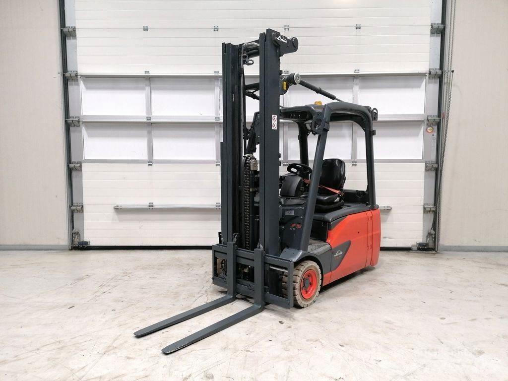 Linde E16L-02 El gaffeltrucks
