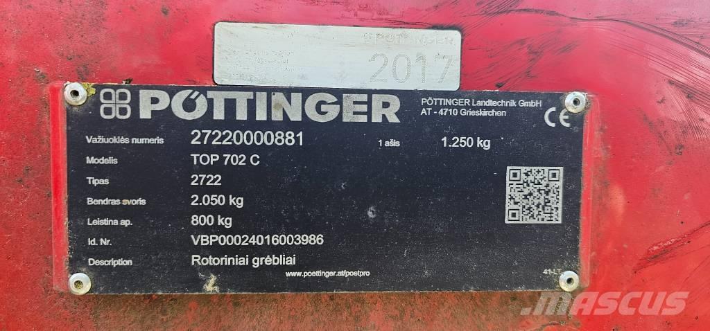 Pöttinger TOP 702C River og høvendere