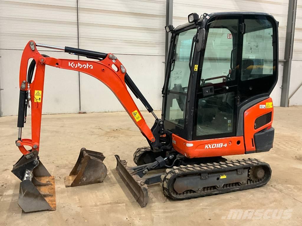 Kubota KX 018-4 Minigravemaskiner