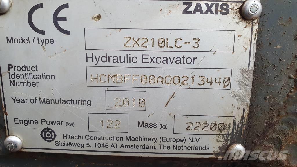 Hitachi ZX 210 LC-3 Gravemaskiner på larvebånd