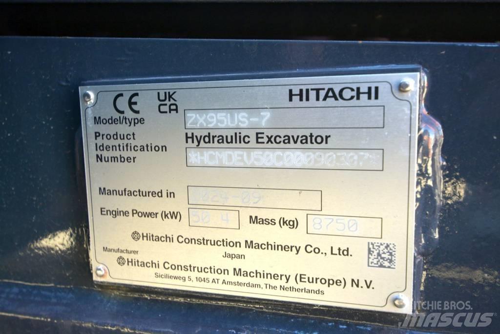 Hitachi ZX 95 US-7 Midi-gravemaskiner 7t - 12t