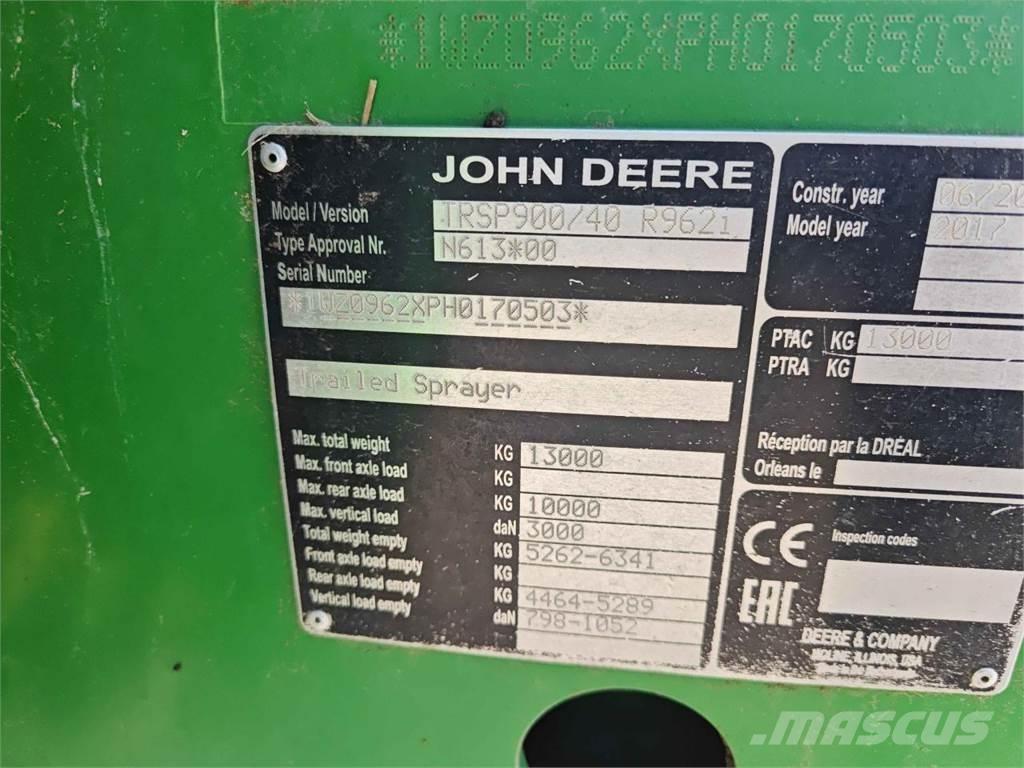John Deere R962i Trailersprøjter