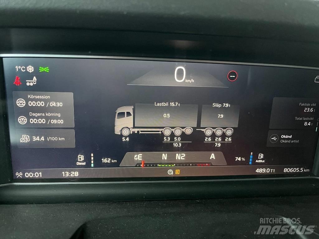 Volvo FH16 550 8x4 Lastbiler med tip