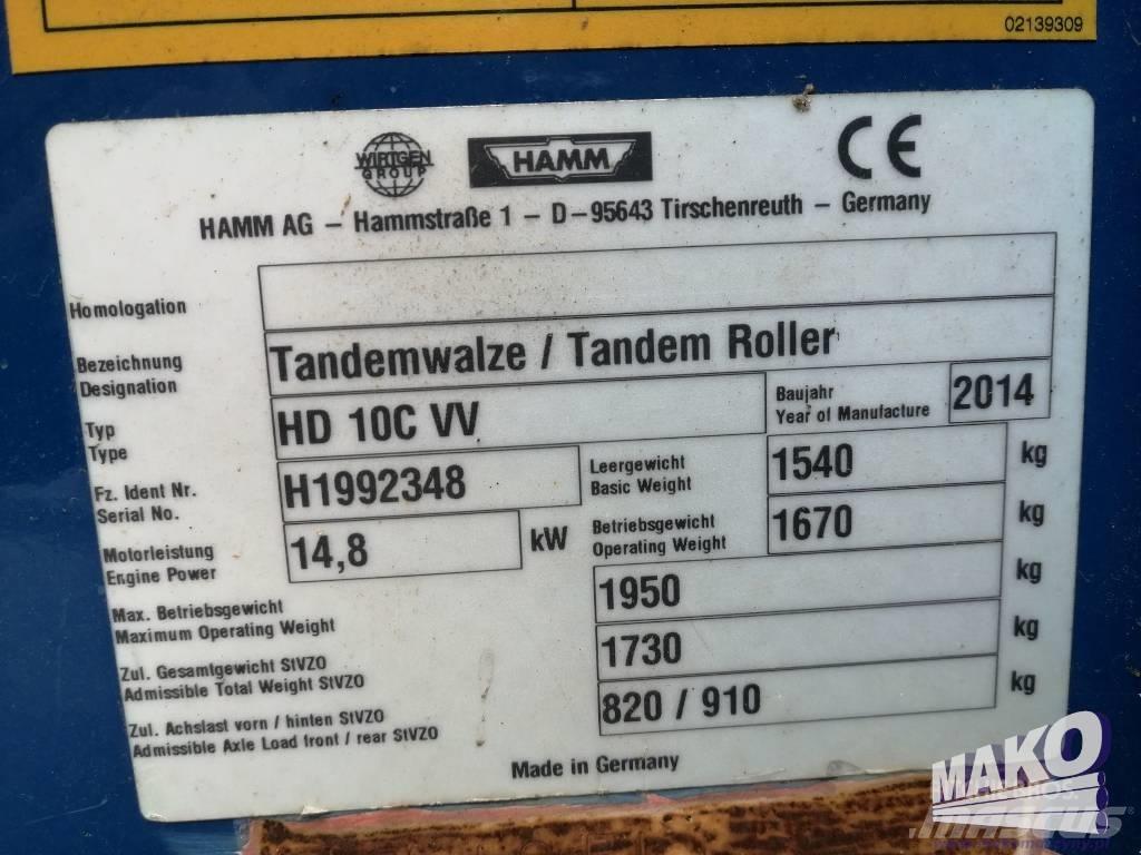 Hamm HD 10 C VV Tvilling tromle
