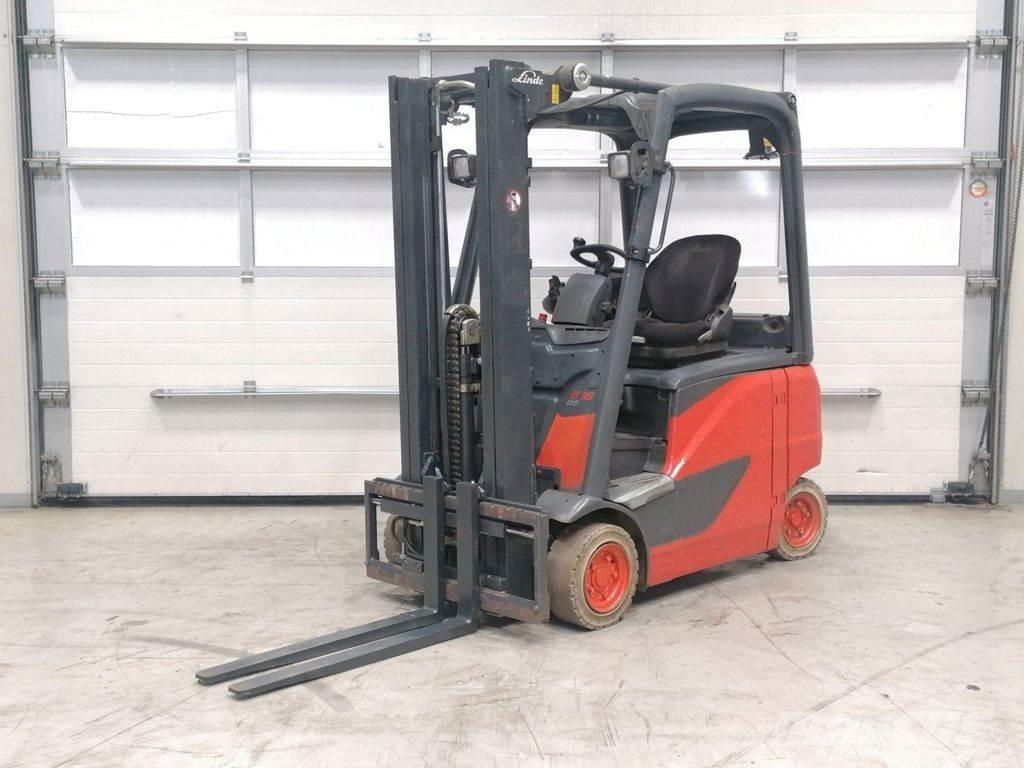 Linde E16PH-02 El gaffeltrucks