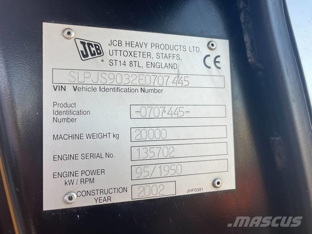 JCB JS 200 Gravemaskiner på larvebånd