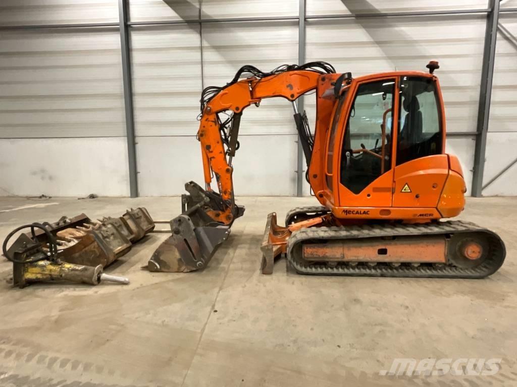 Mecalac 8 MCR Midi-gravemaskiner 7t - 12t