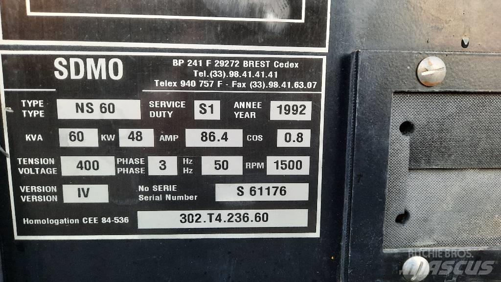 Sdmo NS 60 Dieselgeneratorer