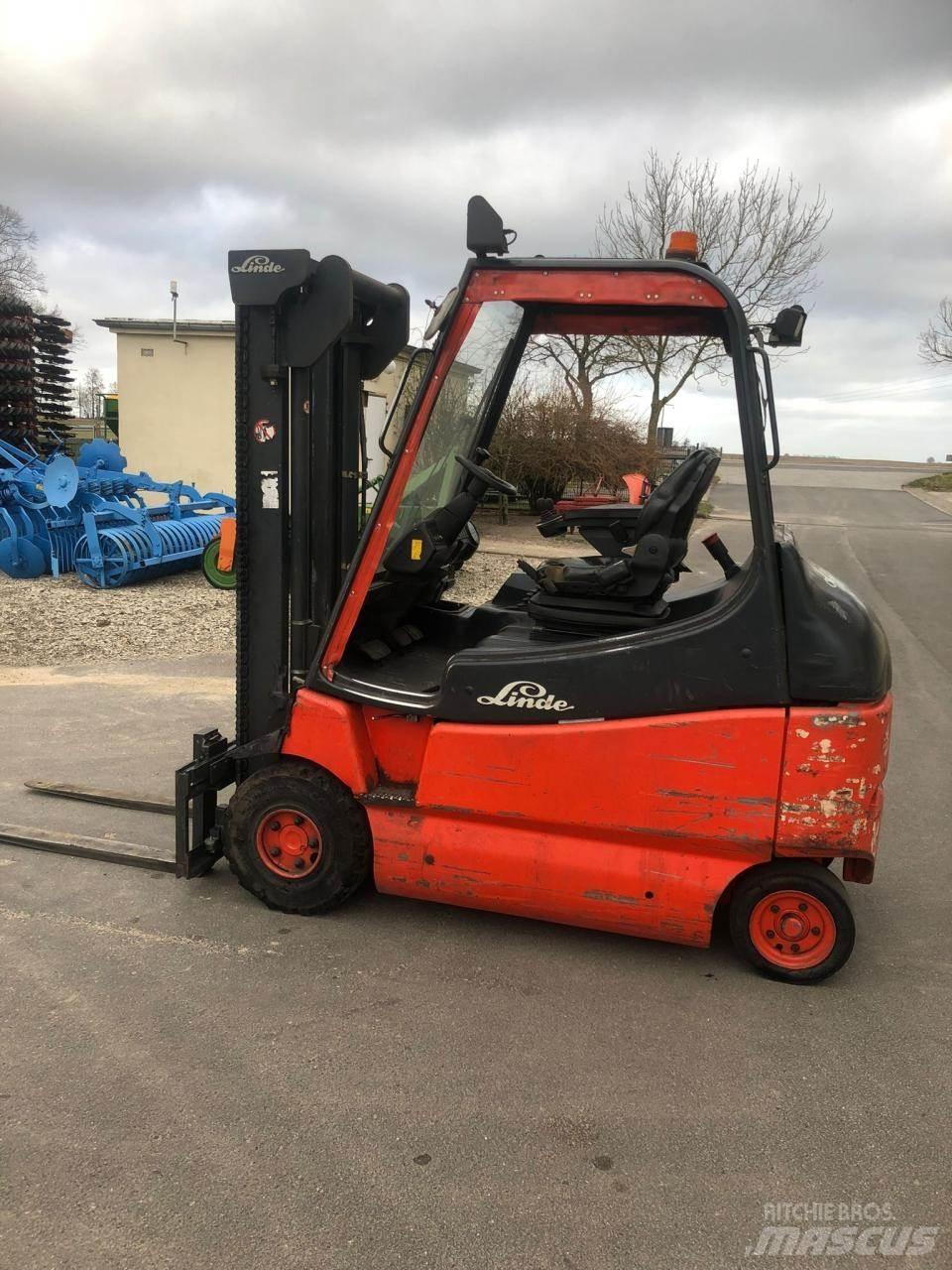 Linde E 25 El gaffeltrucks