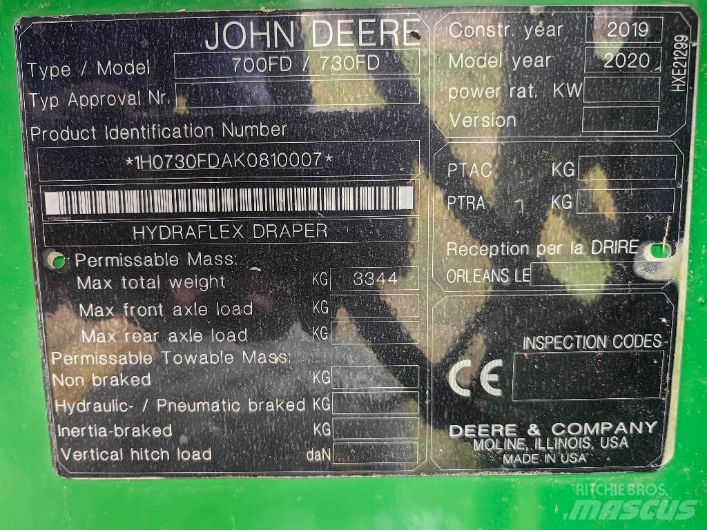John Deere T 670 i Mejetærskere