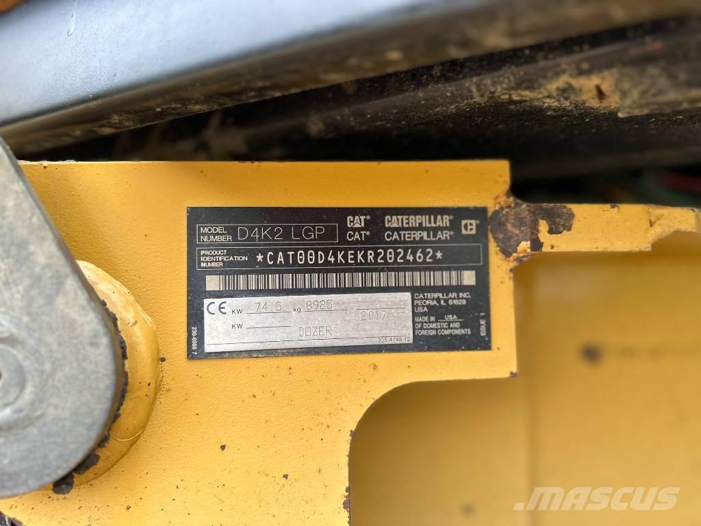 CAT D 4 K 2 LGP Bulldozer på larvebånd