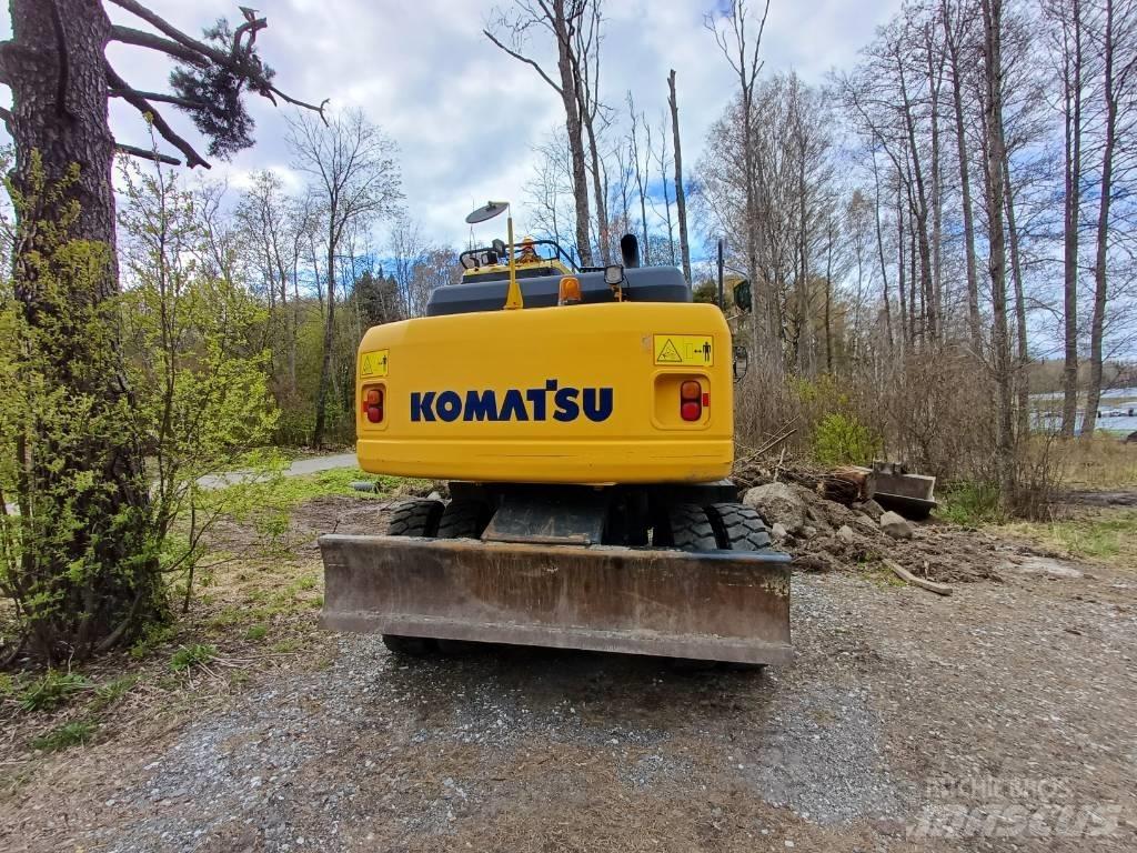 Komatsu PW 160-7E0 Gravemaskiner på hjul