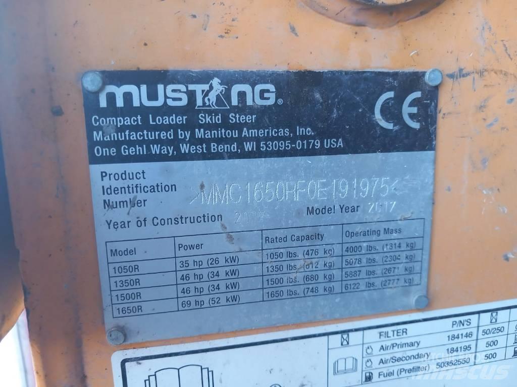 Mustang 1650 R Minilæsser - skridstyret