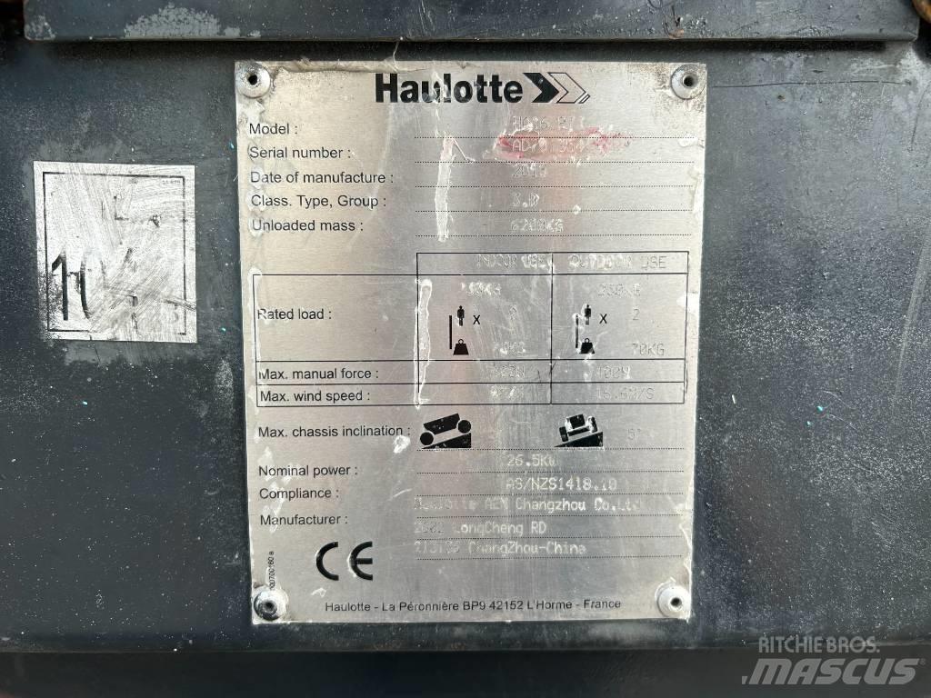 Haulotte HA16RTJ PRO Bomlifte med knækarm