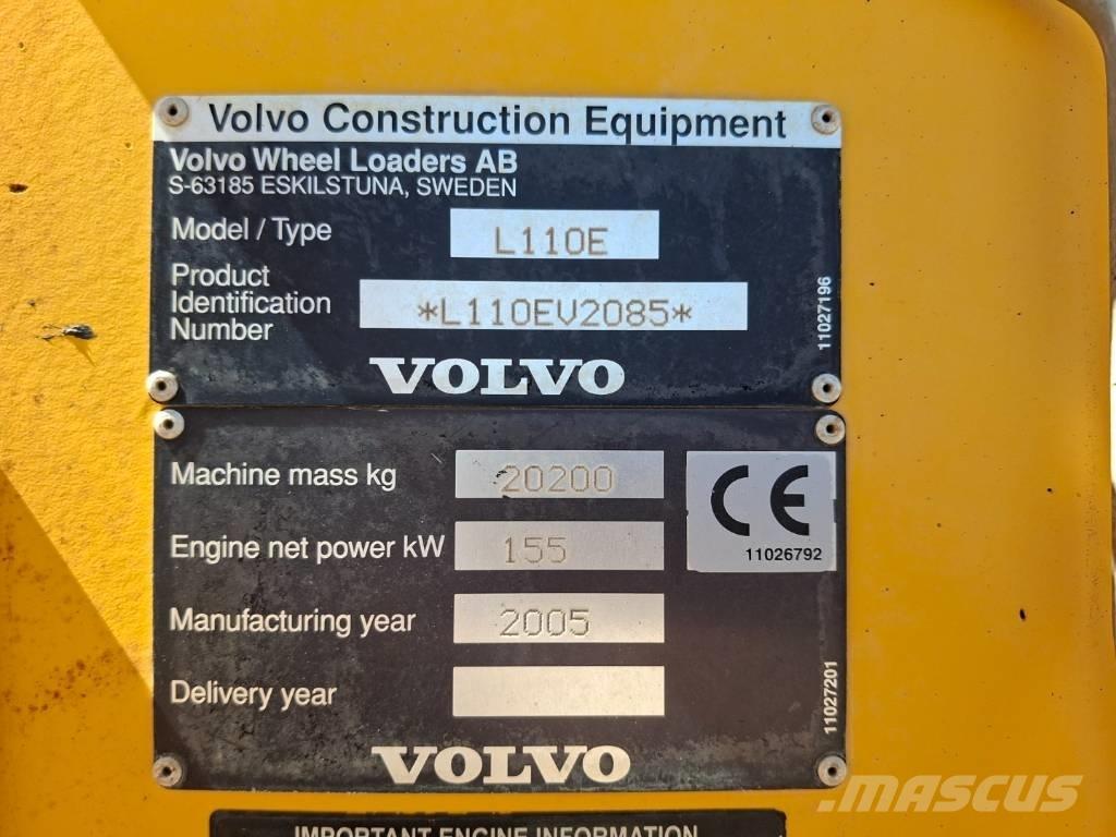 Volvo L 110 E Læssemaskiner på hjul