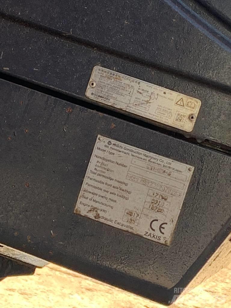 Hitachi ZX 140 W Gravemaskiner på hjul