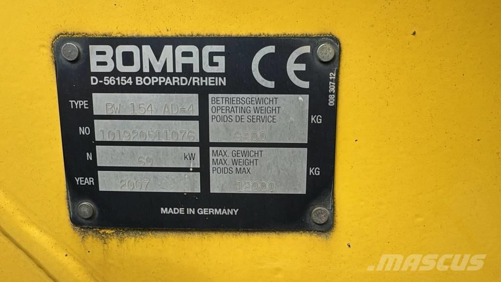 Bomag BW 154 AD-4 Tvilling tromle