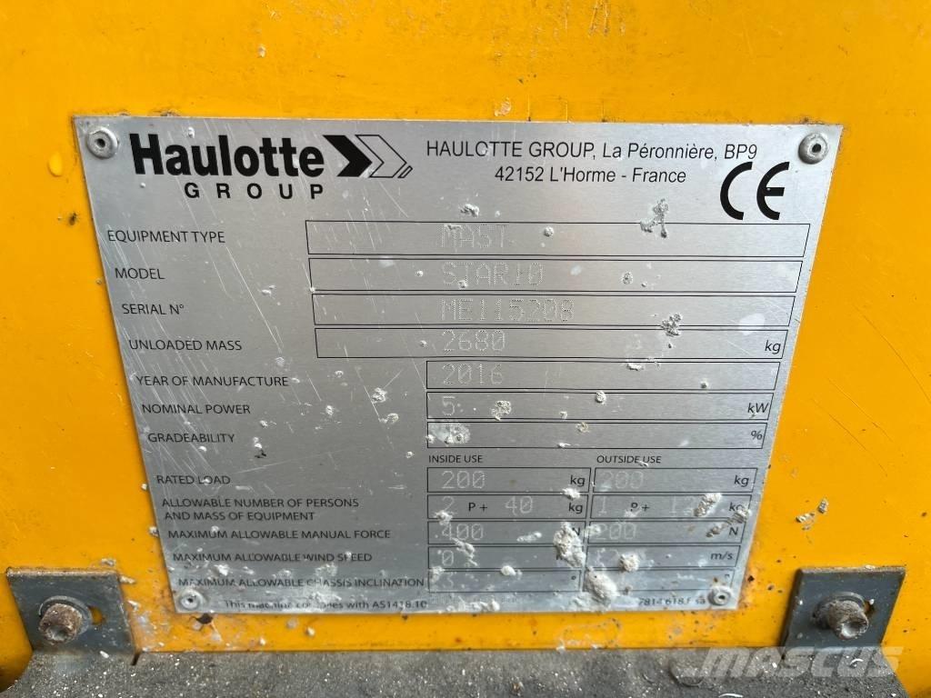 Haulotte Star 10 Søjlelifte