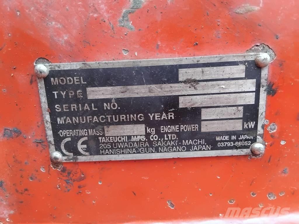 Takeuchi TB290 Minigravemaskiner