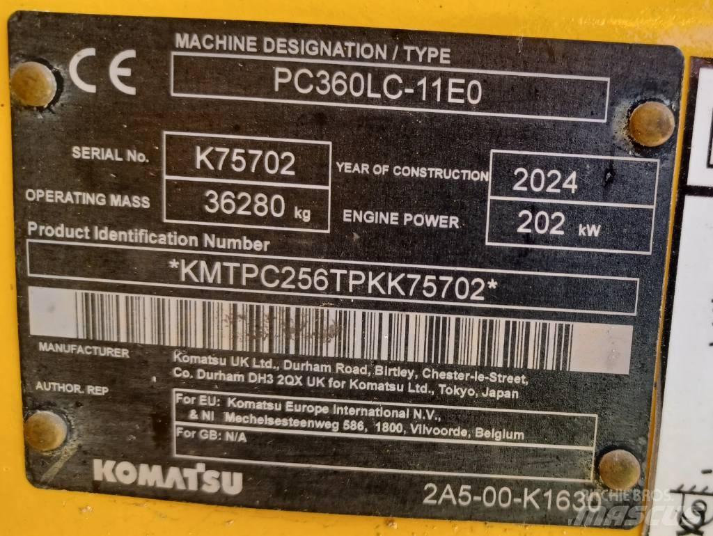 Komatsu PC360LC-11 Gravemaskiner på larvebånd