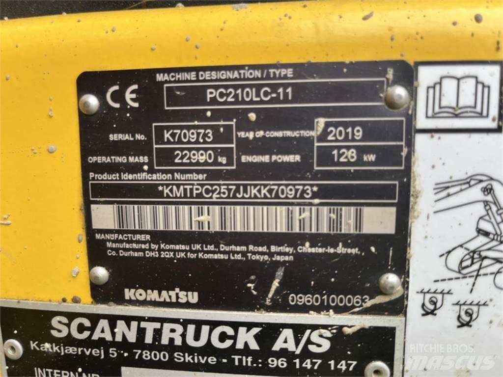 Komatsu PC210LC-11 Gravemaskiner på larvebånd