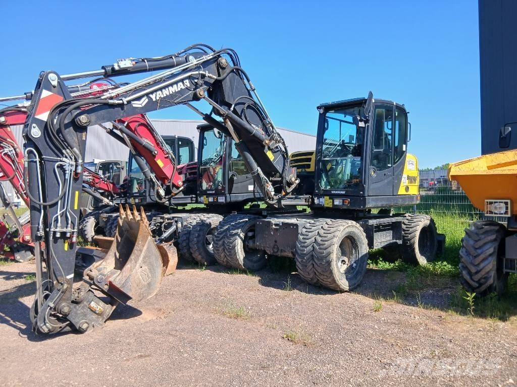 Yanmar B 110 W Gravemaskiner på hjul