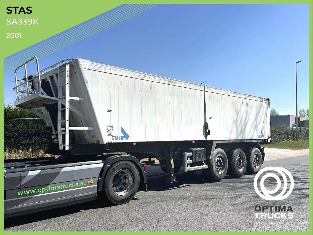 Stas SA339K Semi-trailer med Gardinsider