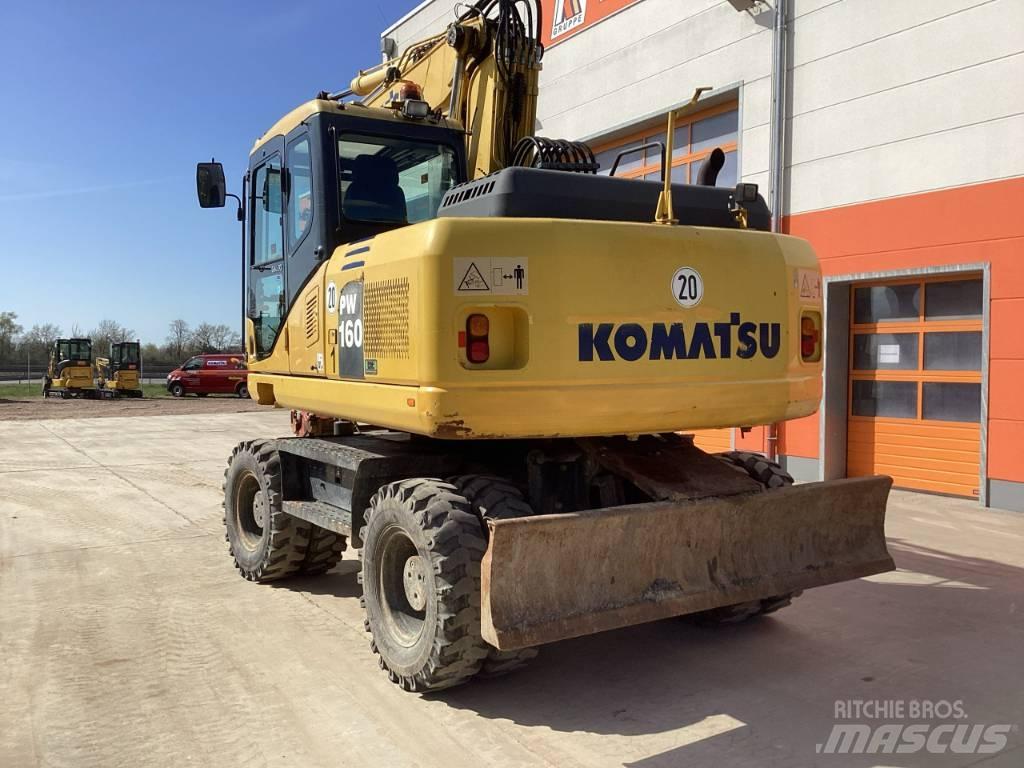 Komatsu PW 160-7E0 Gravemaskiner på hjul