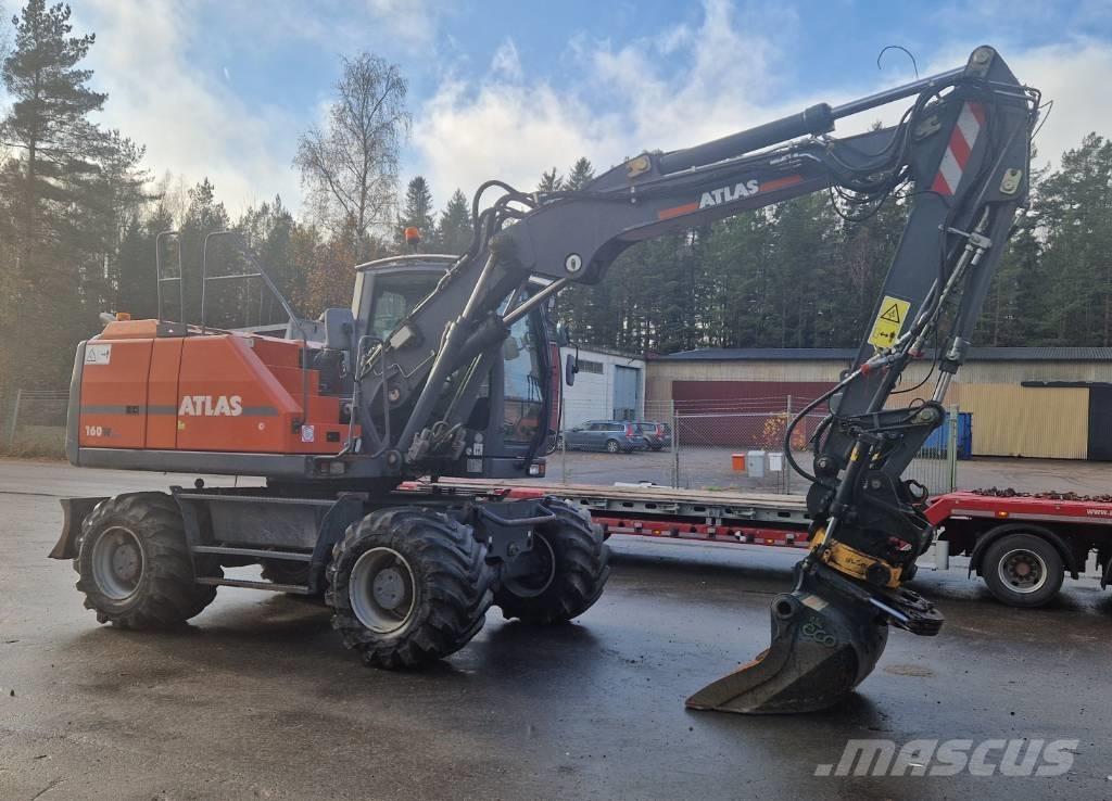 Atlas 160W Gravemaskiner på hjul