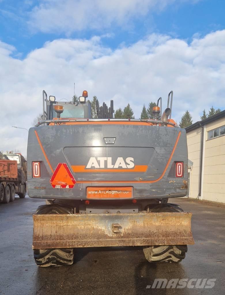 Atlas 160W Gravemaskiner på hjul