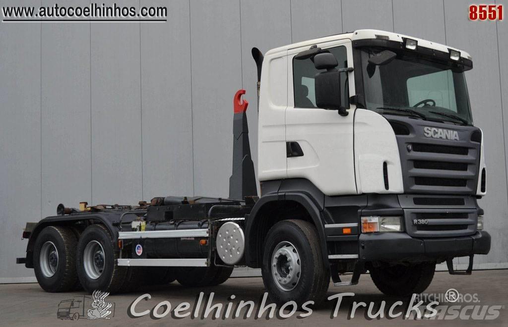 Scania R 380 Lastbiler med containerramme / veksellad