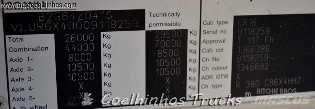 Scania R 380 Lastbiler med containerramme / veksellad