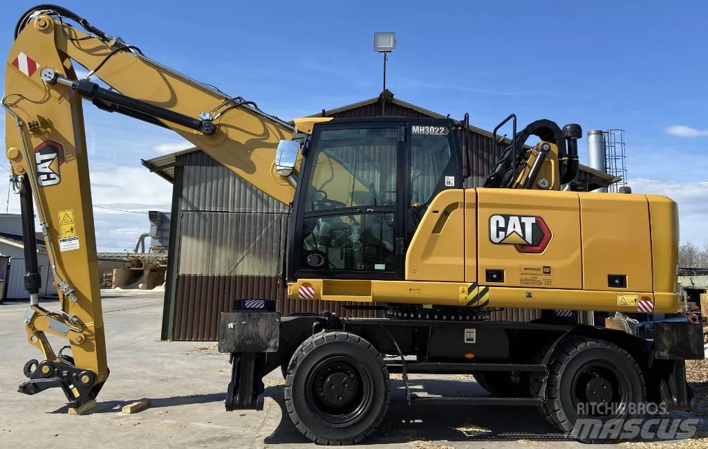 CAT MH 3022 Gravemaskiner på hjul