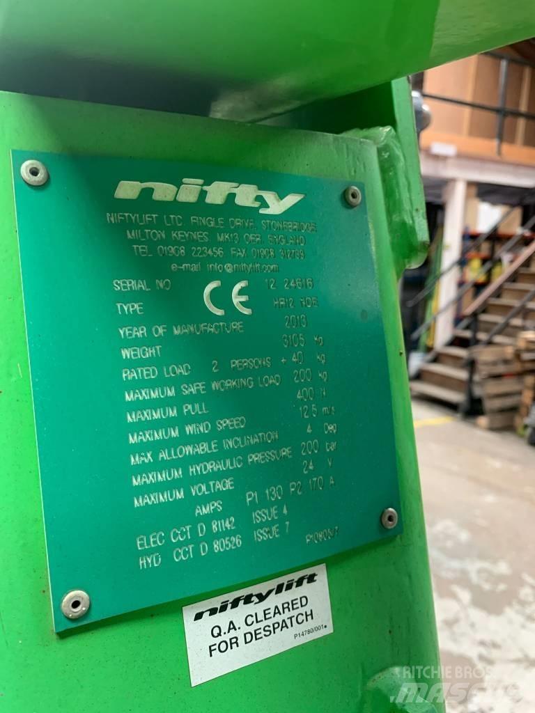 Niftylift HR12NDE Bomlifte med knækarm