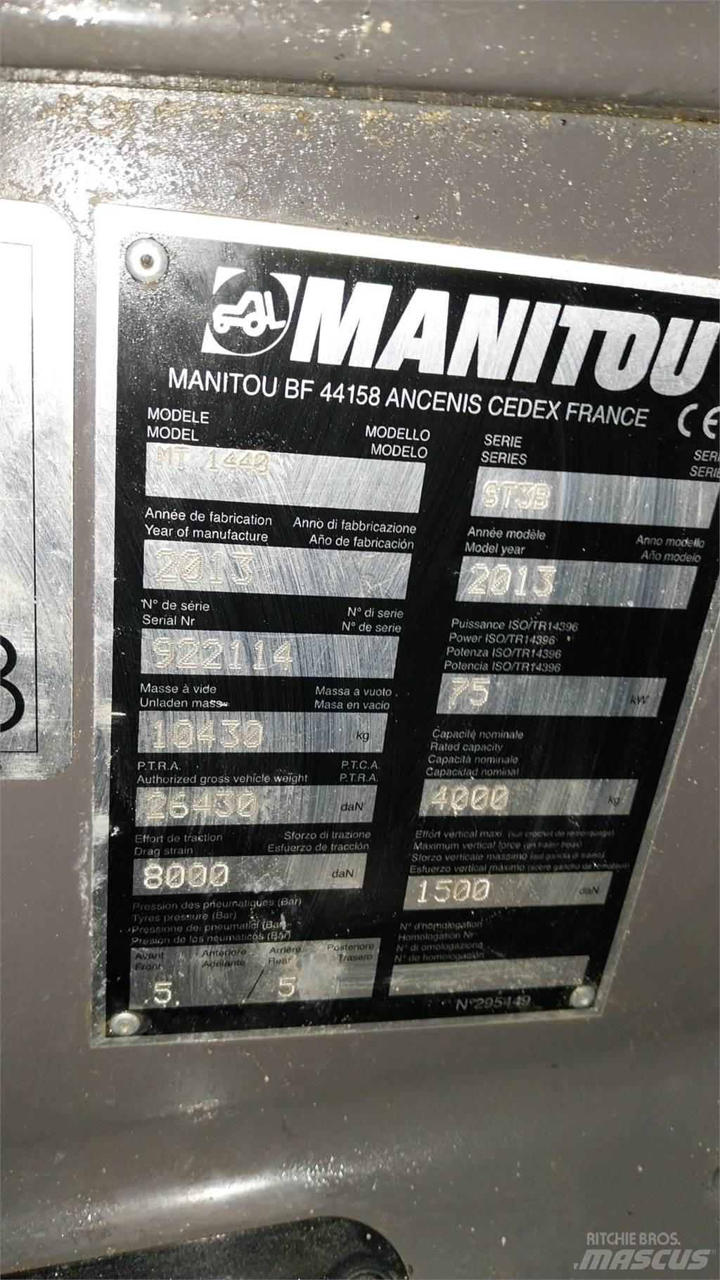 Manitou MT1440 Teleskoplæssere