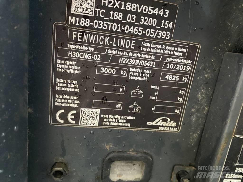 Linde H30CNG-02 LPG gaffeltrucks