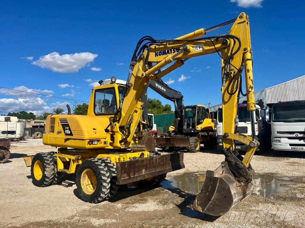 Komatsu PW 110 Gravemaskiner på hjul