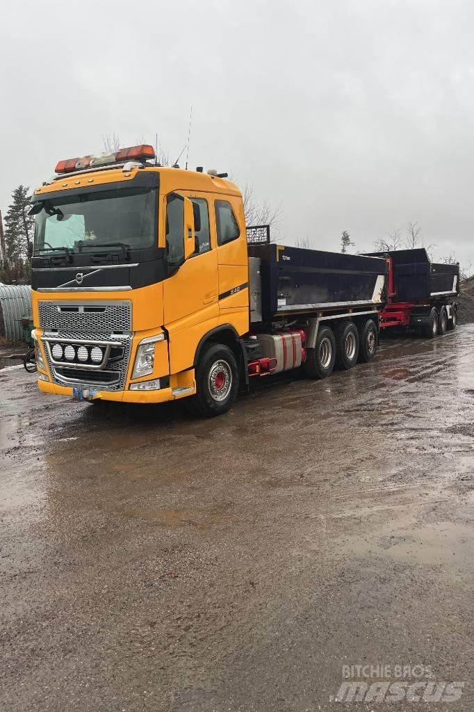 Volvo FH 540 Lastbiler med tip